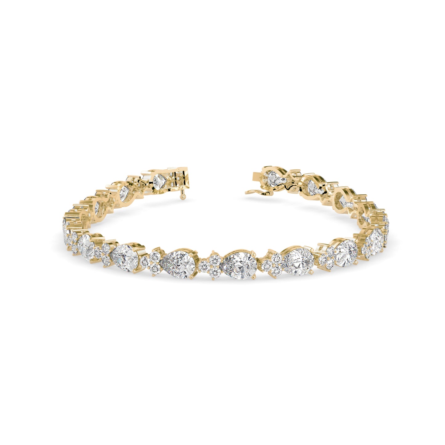 Sinewy Diamond Tennis Bracelet