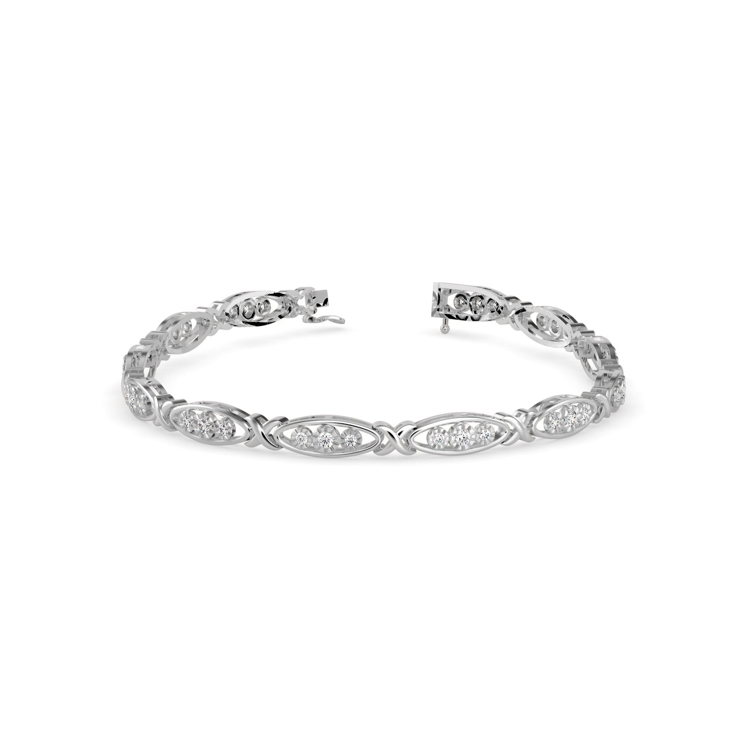 Mighty Diamond Tennis Bracelet