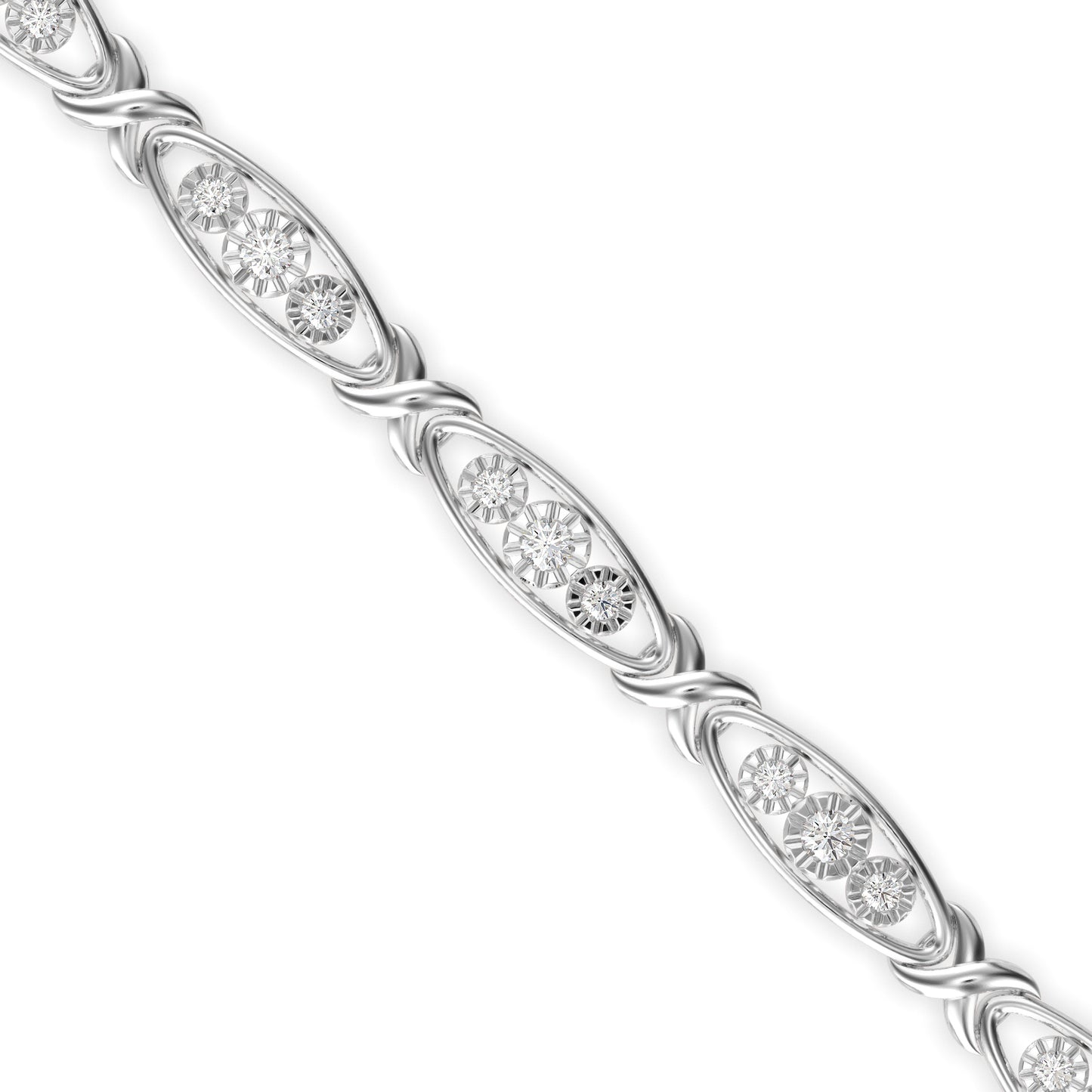 Mighty Diamond Tennis Bracelet