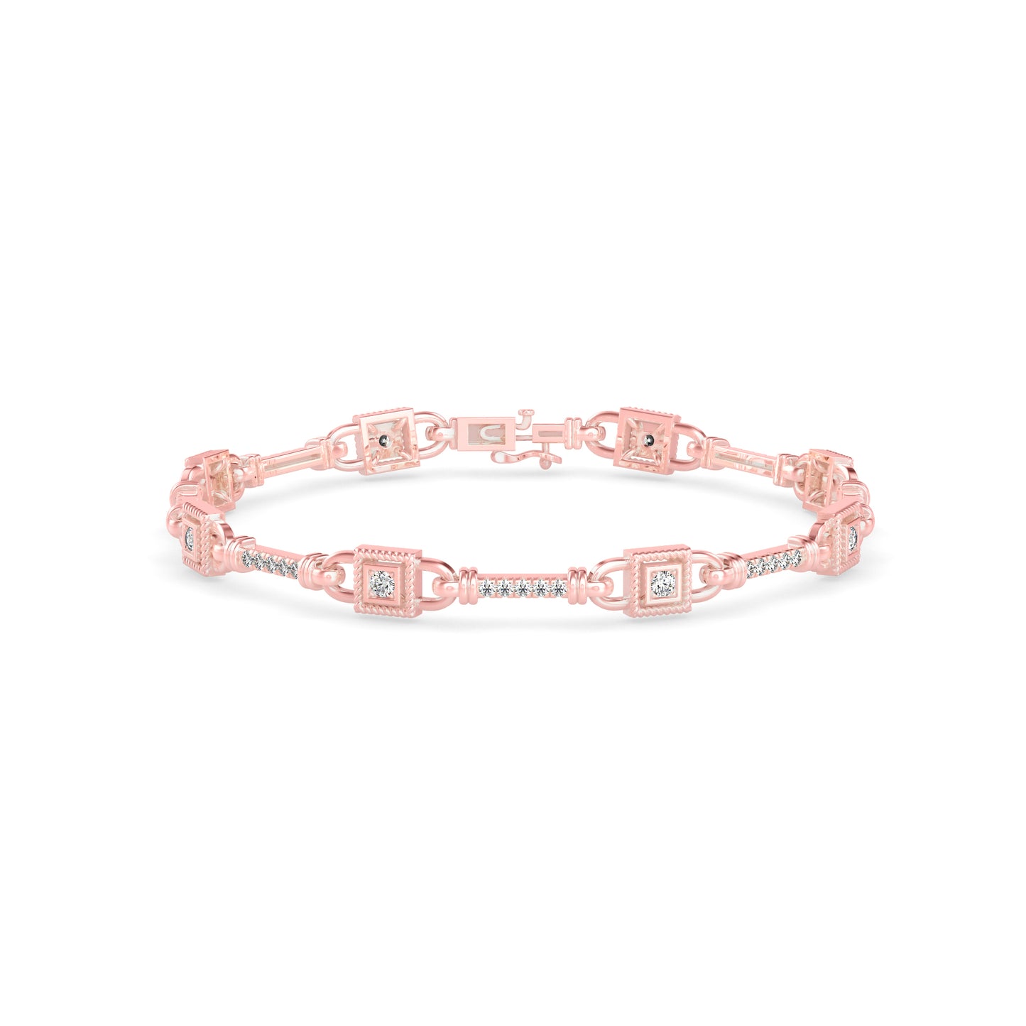 Heavenly Tennis Diamond Bracelet