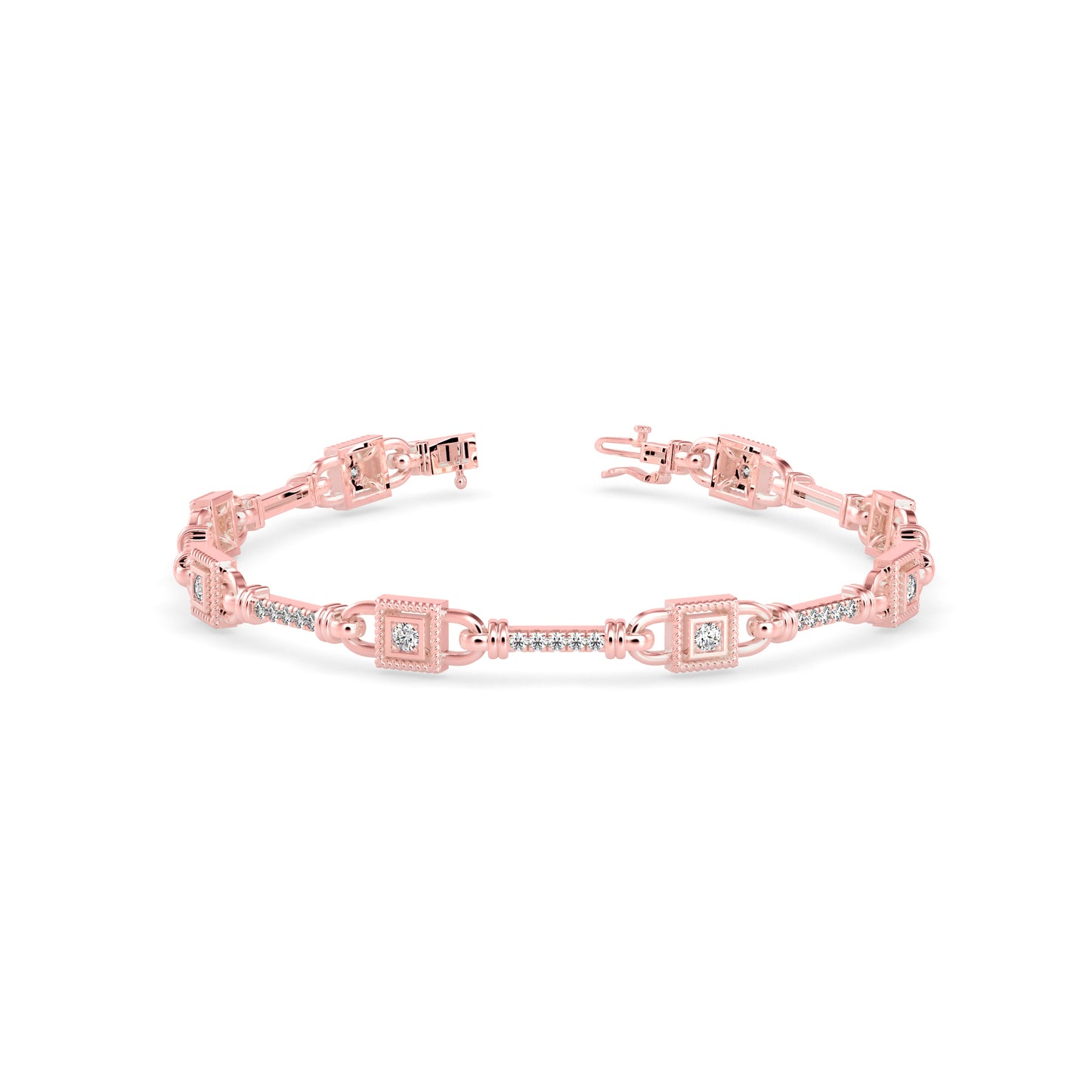 Heavenly Tennis Diamond Bracelet