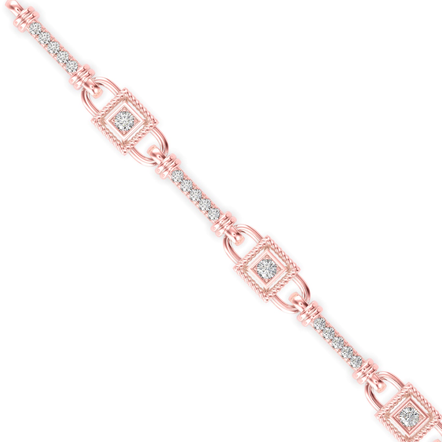 Heavenly Tennis Diamond Bracelet