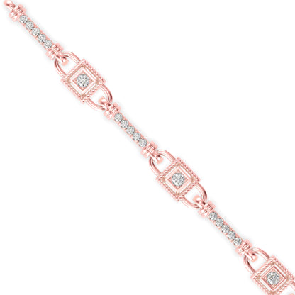 Heavenly Tennis Diamond Bracelet