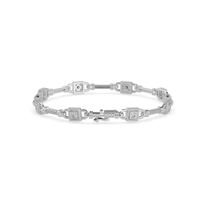 Heavenly Tennis Diamond Bracelet