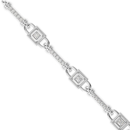 Heavenly Tennis Diamond Bracelet