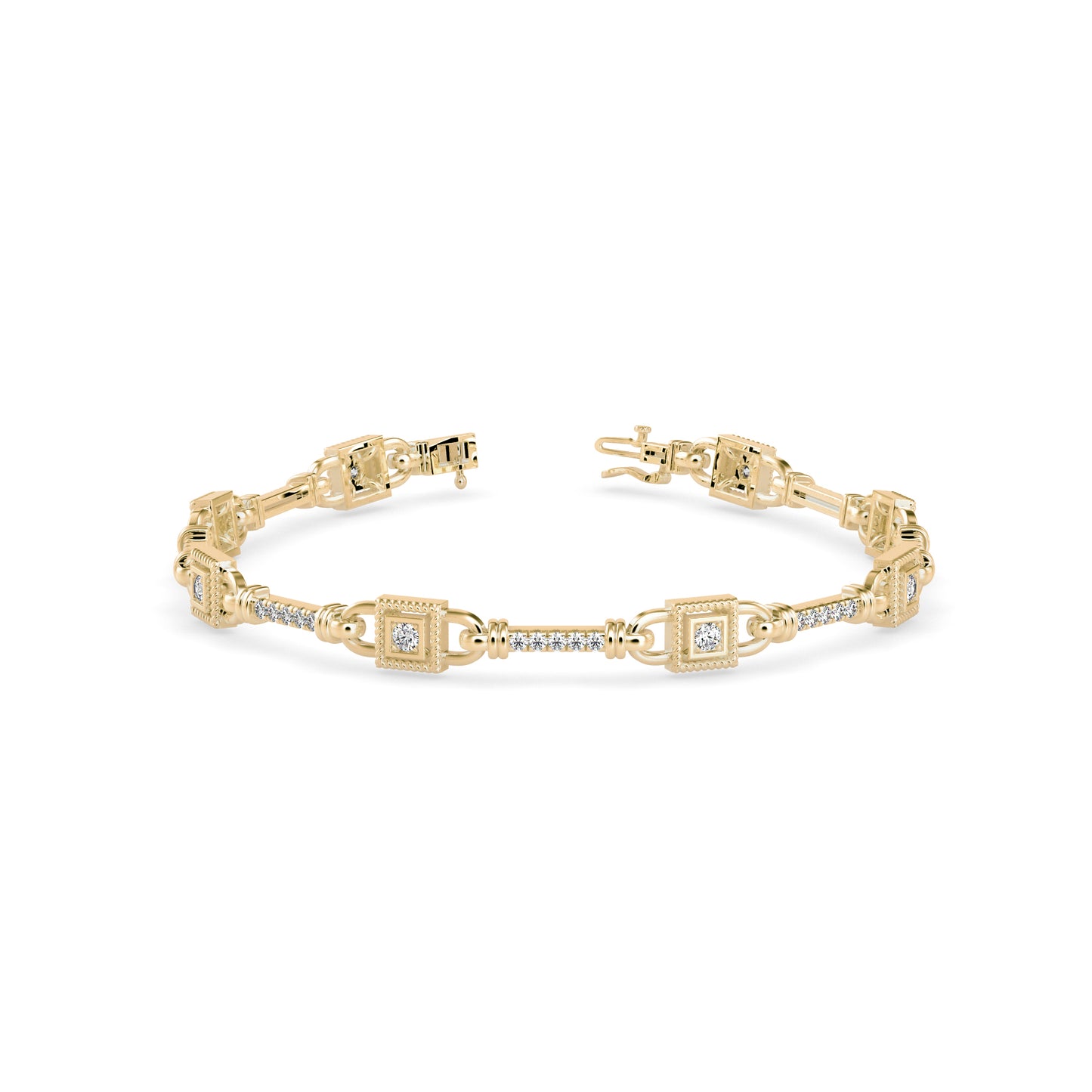 Heavenly Tennis Diamond Bracelet