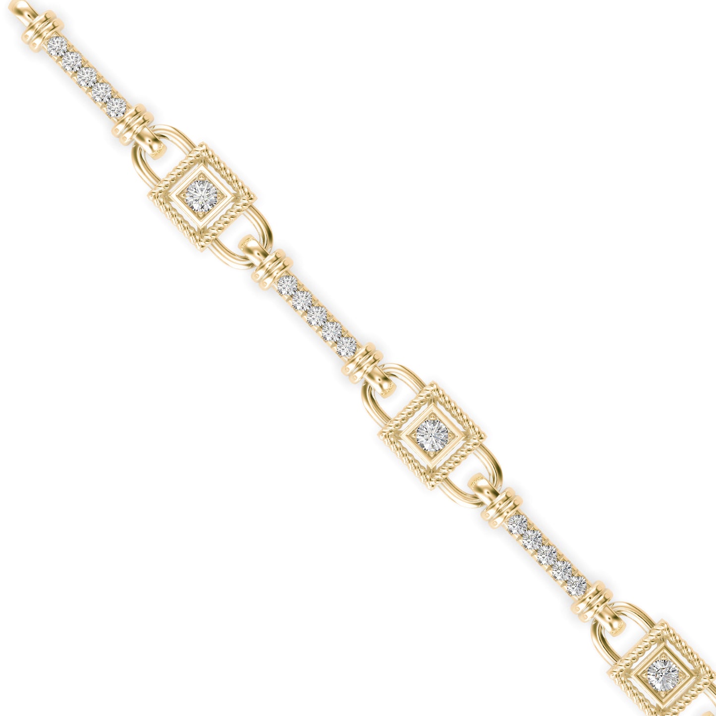 Heavenly Tennis Diamond Bracelet