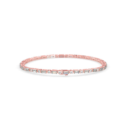 Modest Tennis Diamond Bracelet