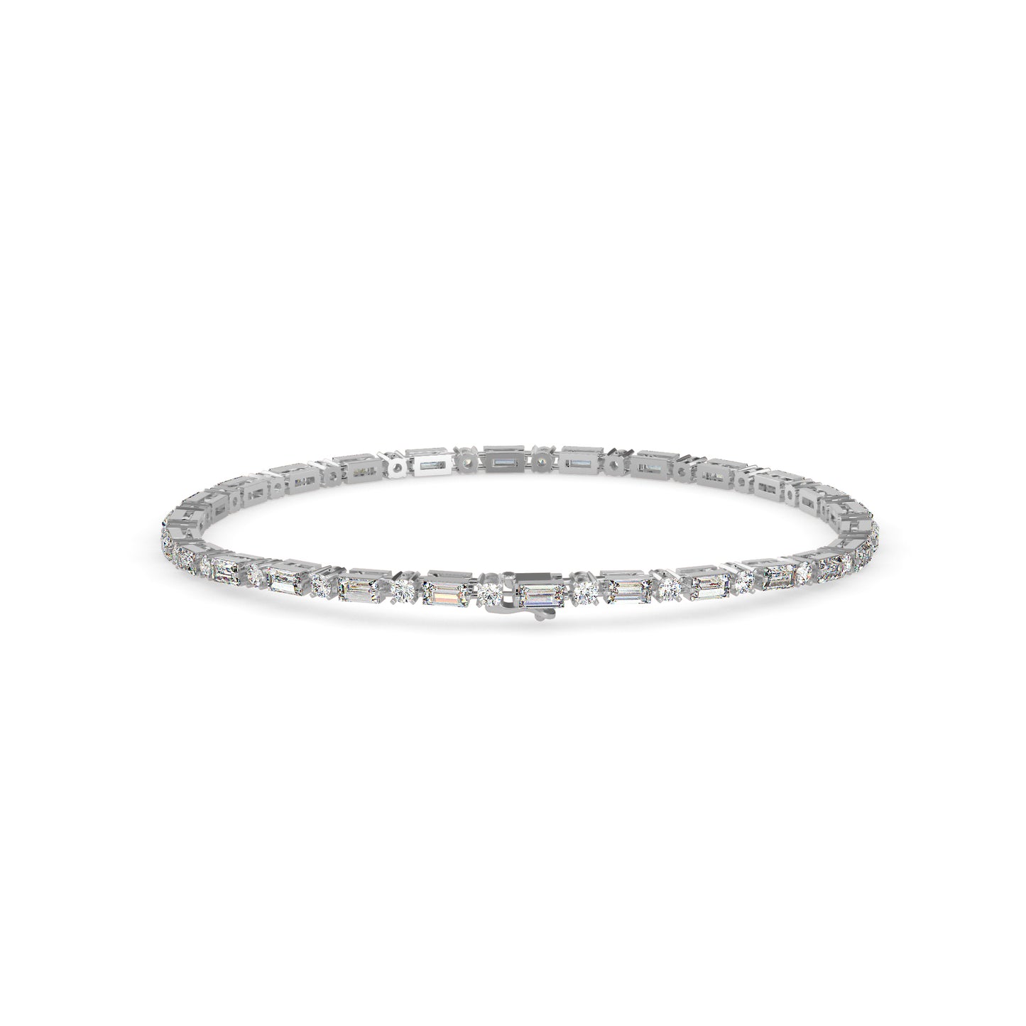 Modest Tennis Diamond Bracelet