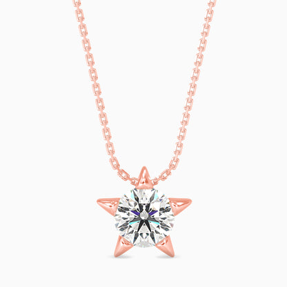 Lumiere Diamond Solitaire Pendant