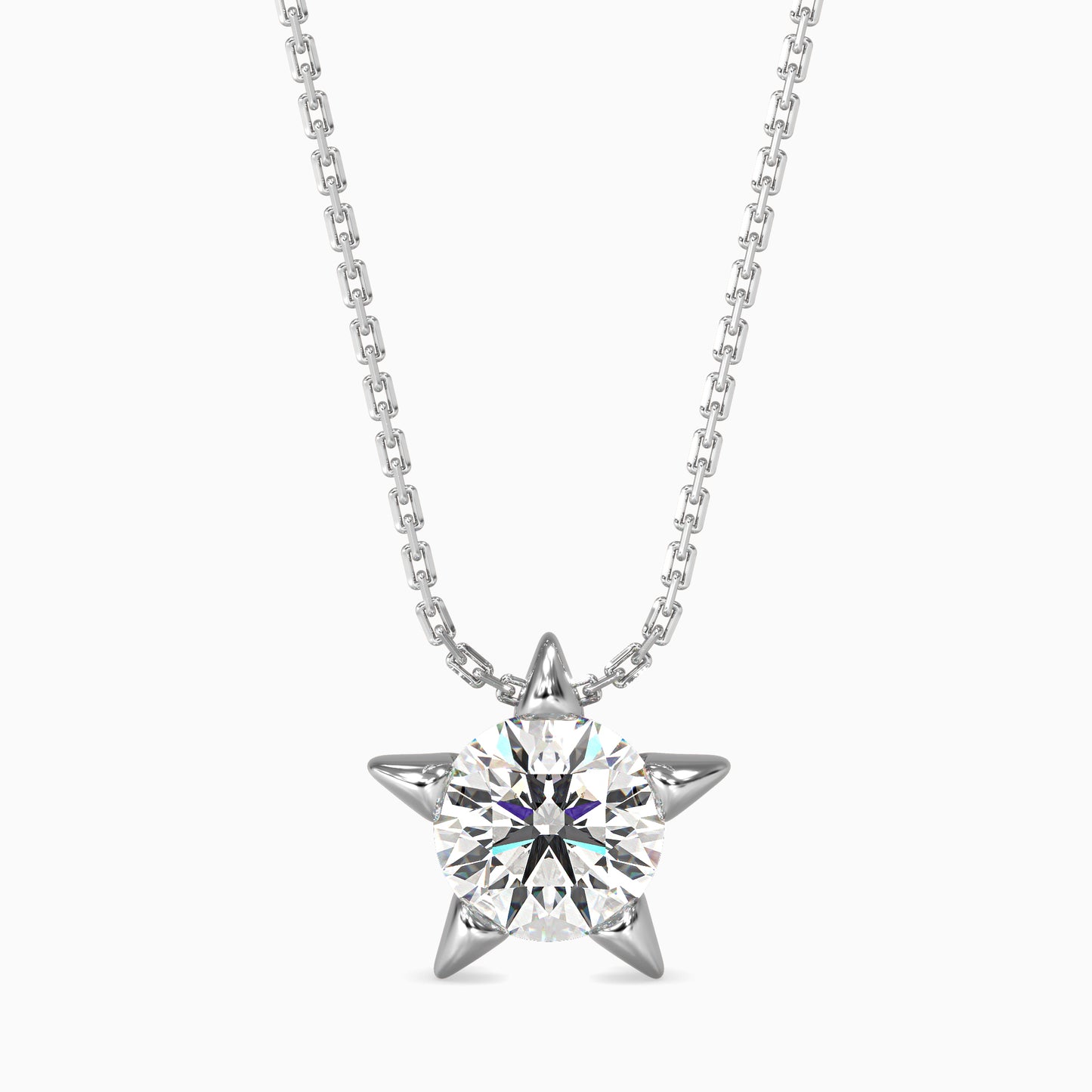 Lumiere Diamond Solitaire Pendant