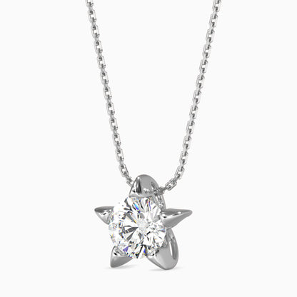 Lumiere Diamond Solitaire Pendant