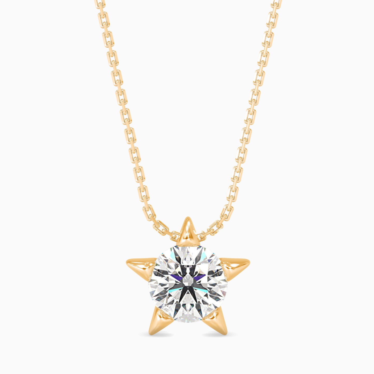 Lumiere Diamond Solitaire Pendant