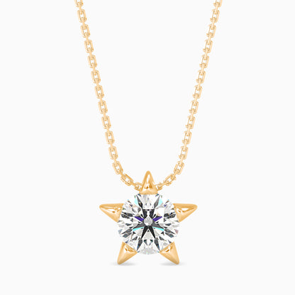 Lumiere Diamond Solitaire Pendant