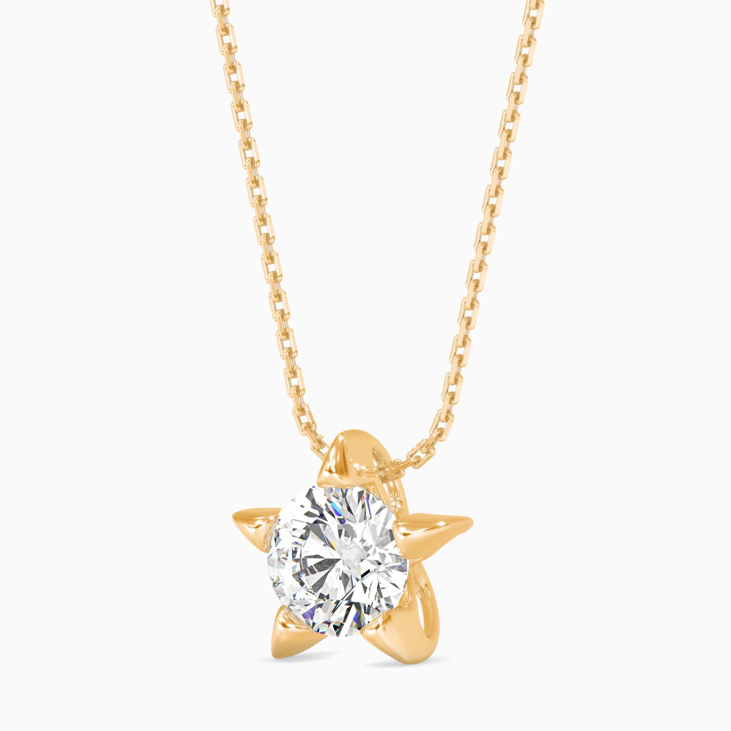 Lumiere Diamond Solitaire Pendant