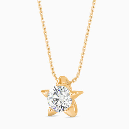 Lumiere Diamond Solitaire Pendant