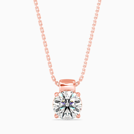 Flit Diamond Solitaire Pendant