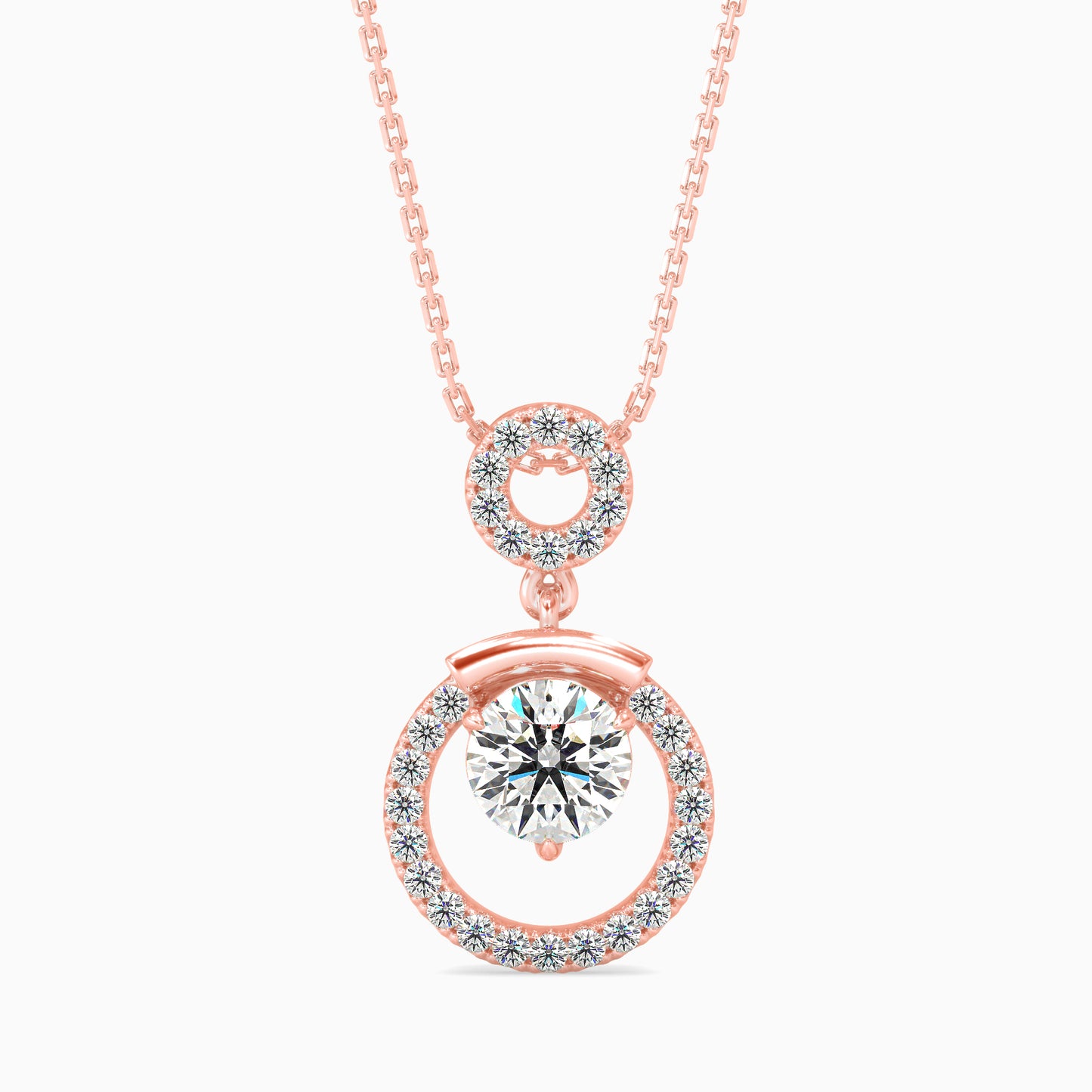 Clio Diamond Solitaire Pendant