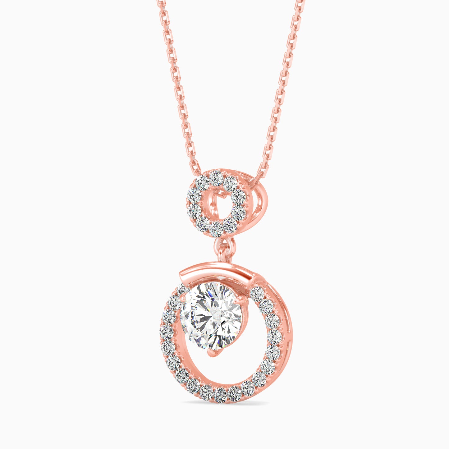 Clio Diamond Solitaire Pendant