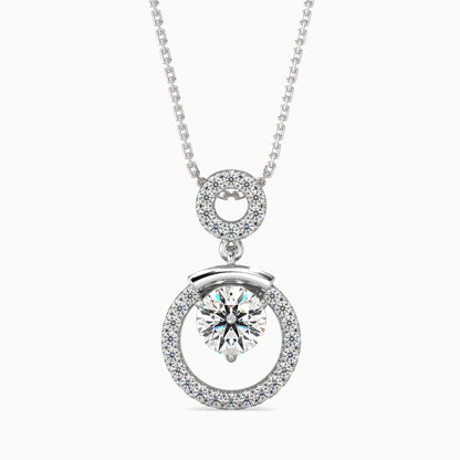 Clio Diamond Solitaire Pendant