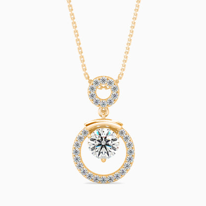 Clio Diamond Solitaire Pendant