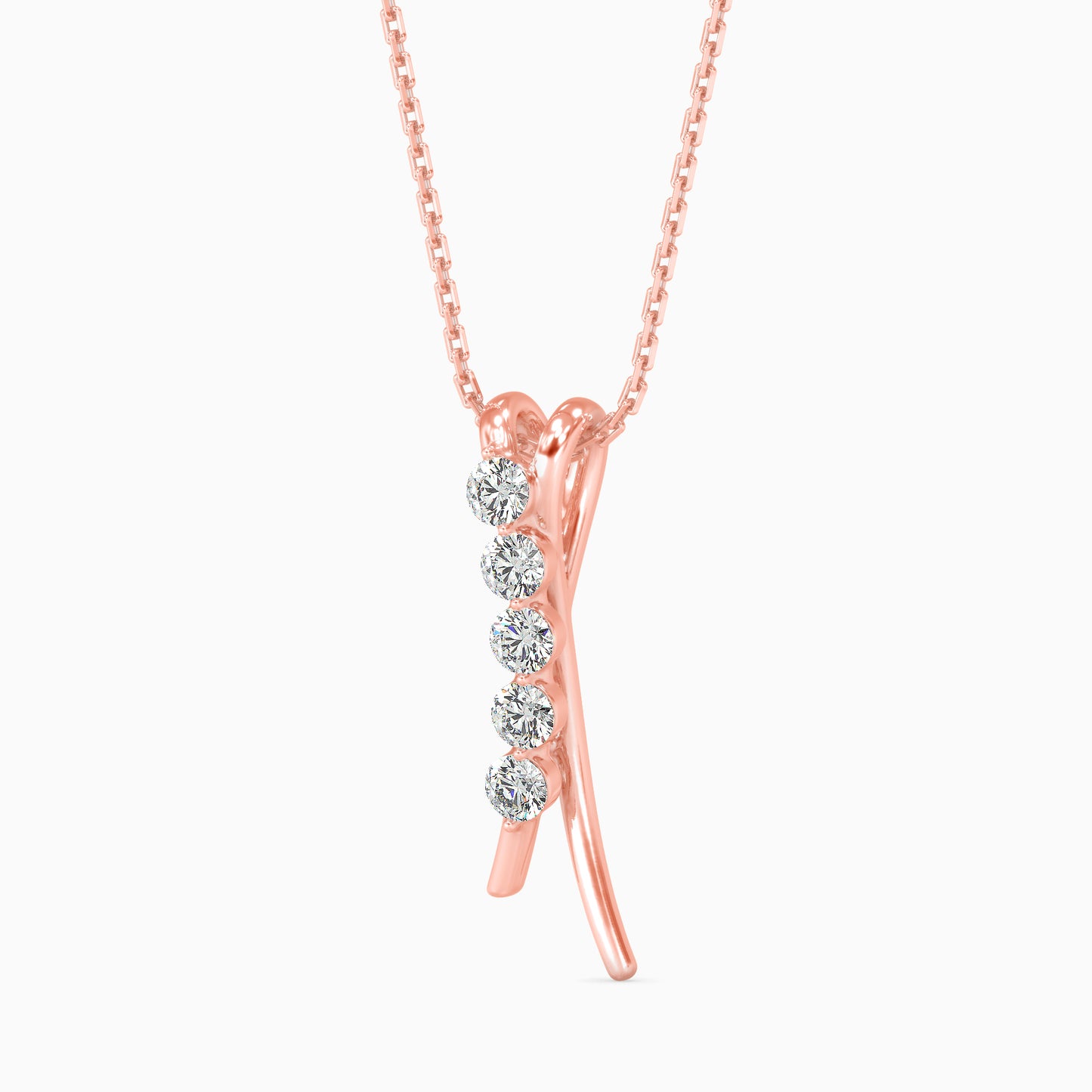 Fates Solitaire Diamond Pendant