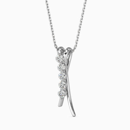 Fates Solitaire Diamond Pendant