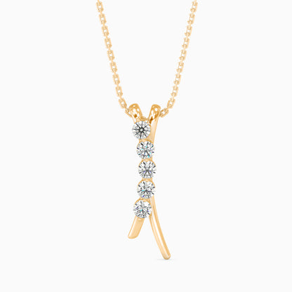 Fates Solitaire Diamond Pendant