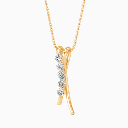 Fates Solitaire Diamond Pendant