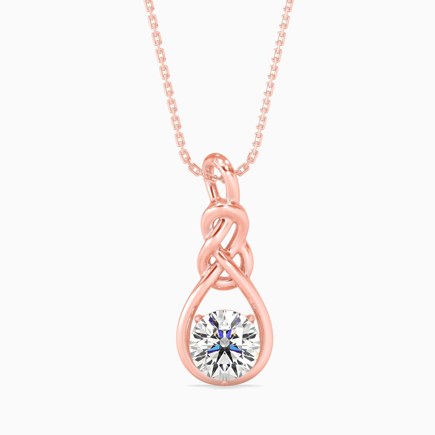 Natty Diamond Solitaire Pendant