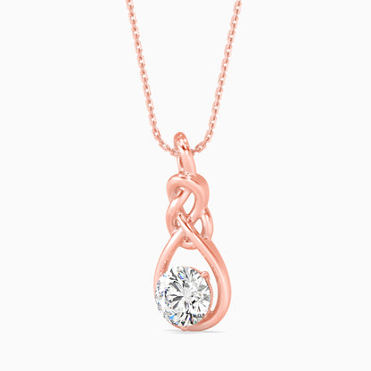 Natty Diamond Solitaire Pendant