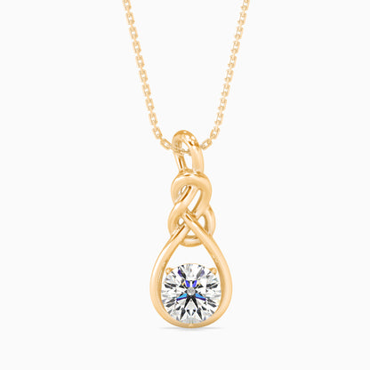 Natty Diamond Solitaire Pendant