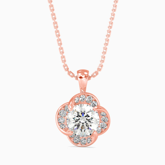 Piec Solitaire Diamond Pendant