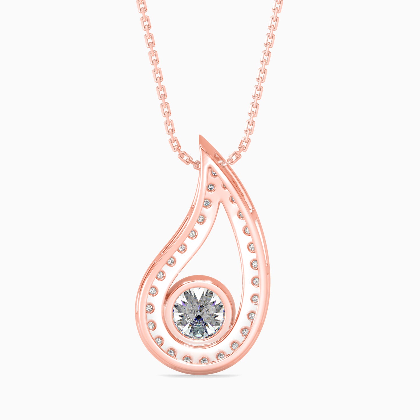 Trybik Diamond Solitaire Pendant