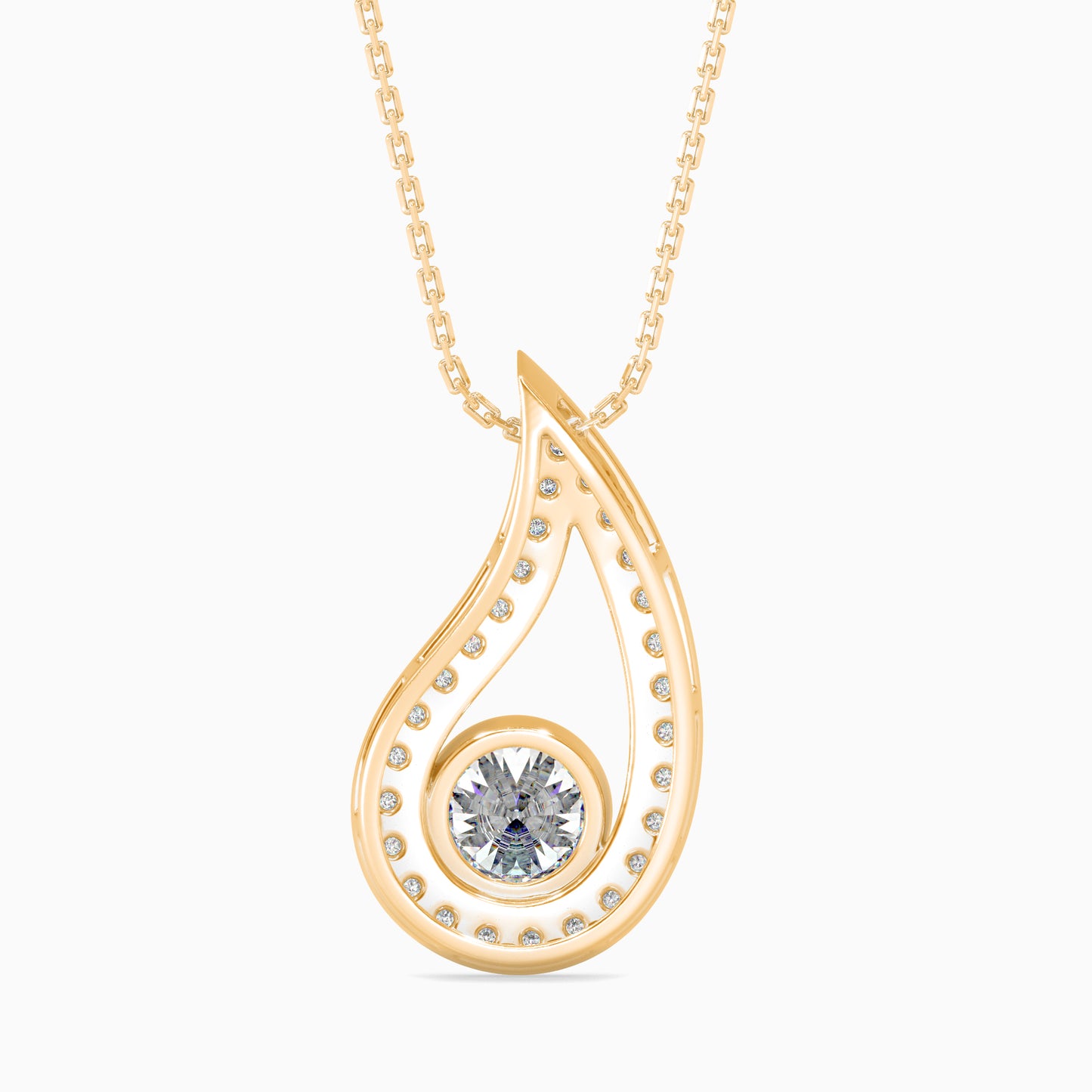 Trybik Diamond Solitaire Pendant