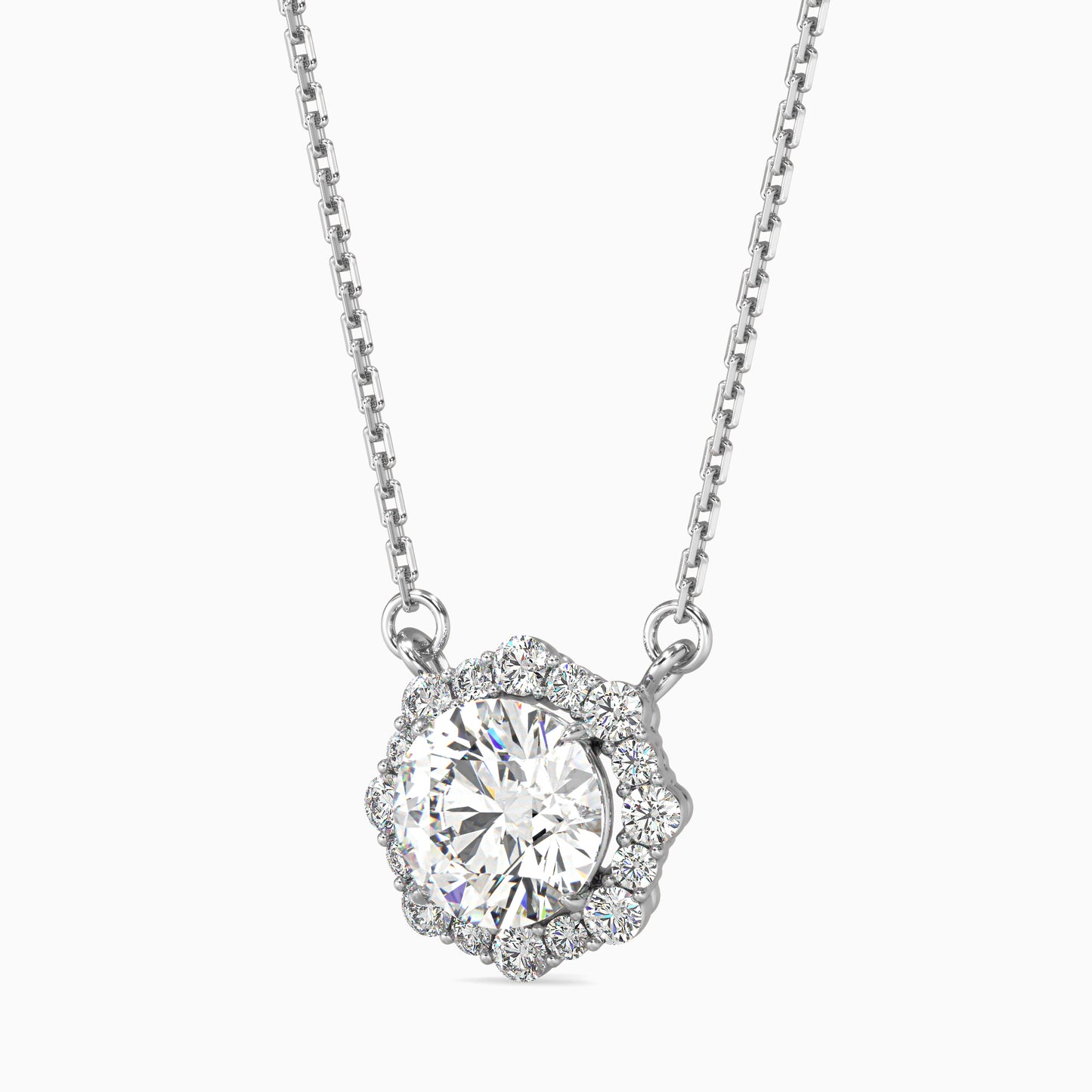 Gaston Diamond Solitaire Pendant