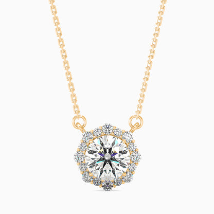 Gaston Diamond Solitaire Pendant