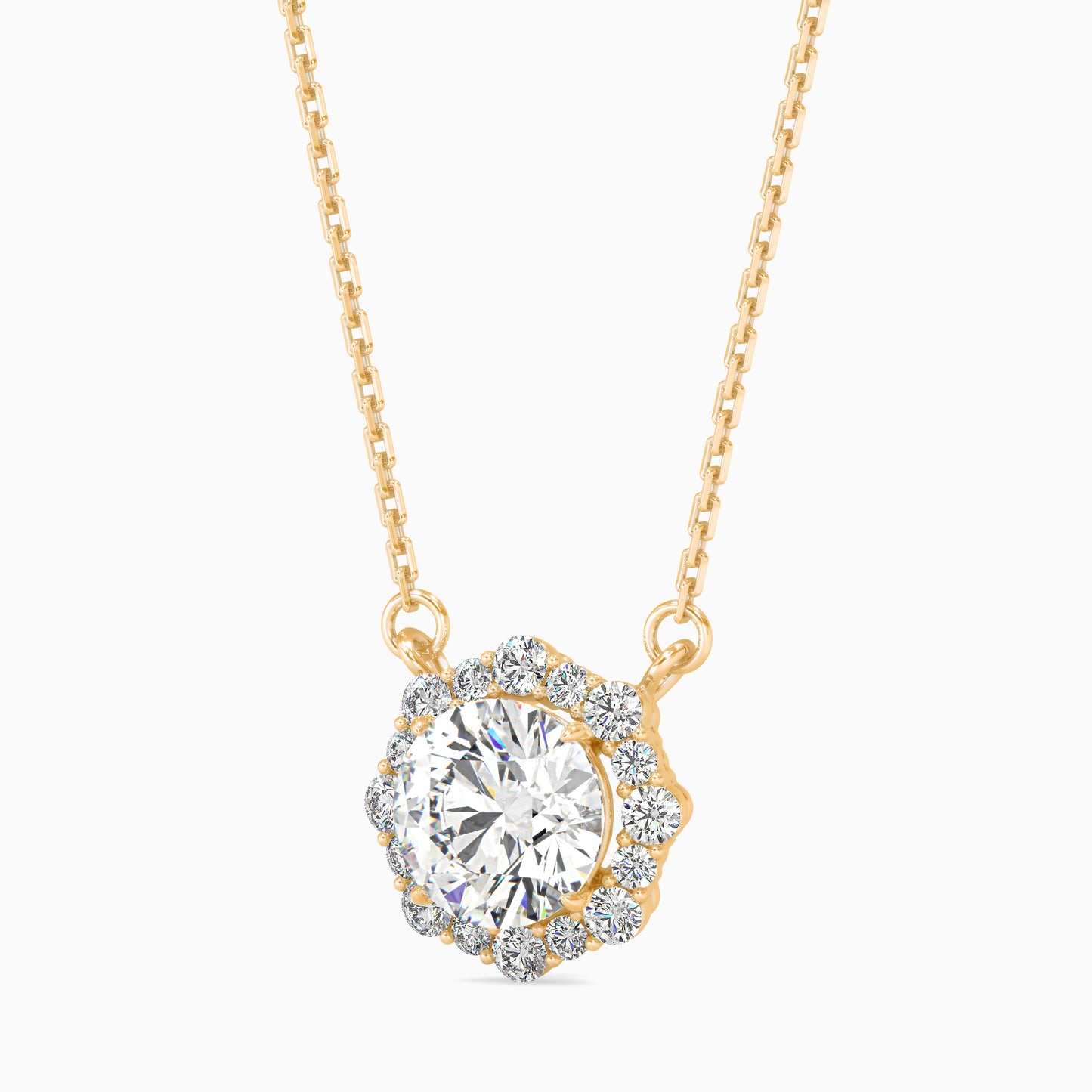 Gaston Diamond Solitaire Pendant