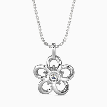 Adella Solitaire Diamond Pendant