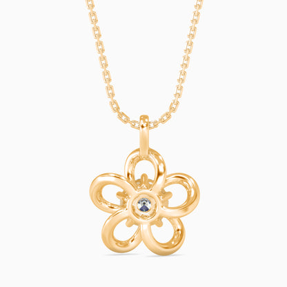 Adella Solitaire Diamond Pendant