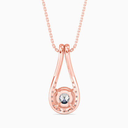 Giselle Solitaire Diamond Pendant