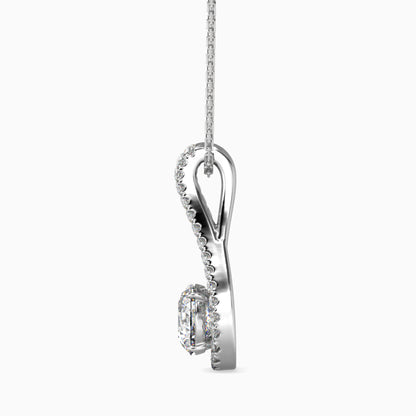 Giselle Solitaire Diamond Pendant