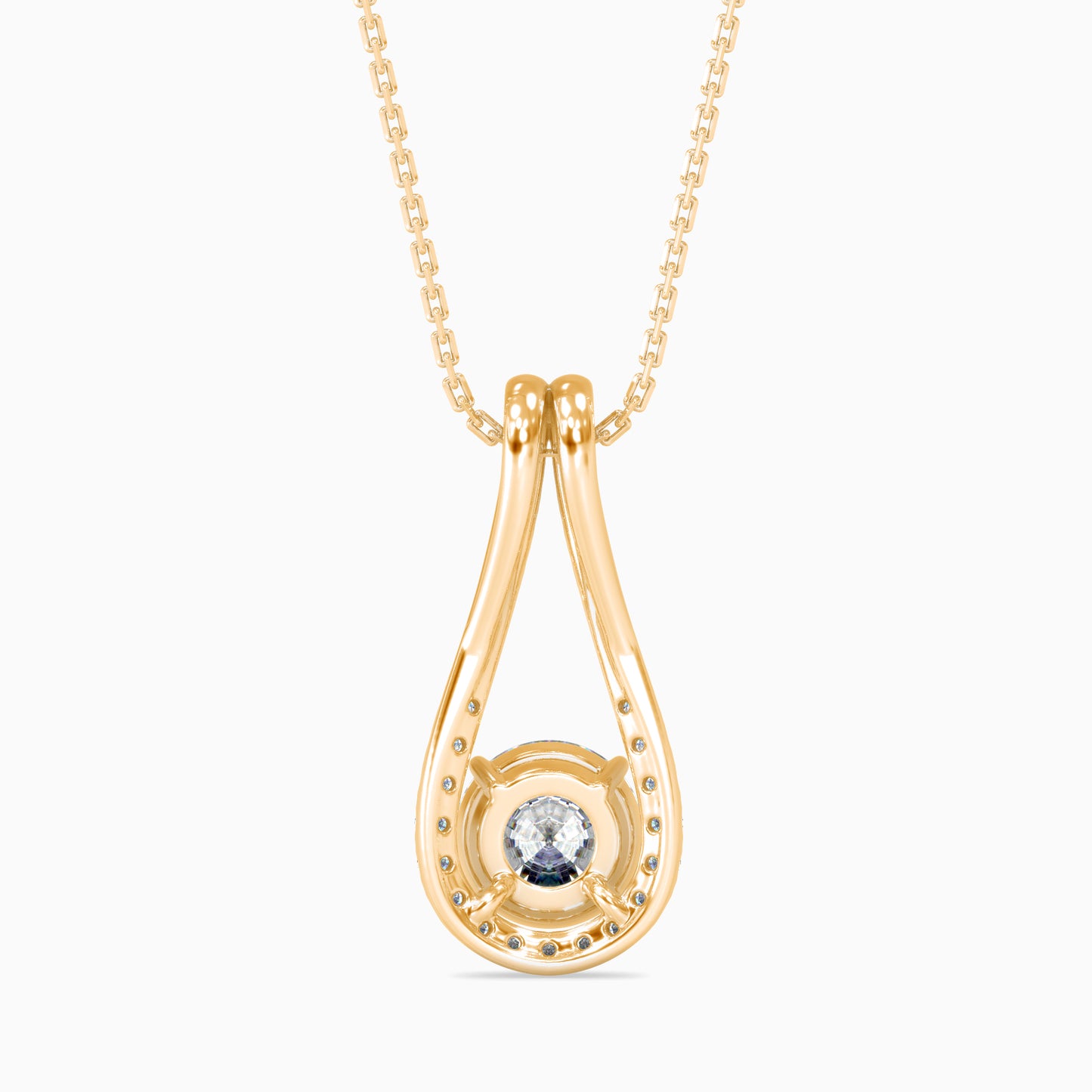 Giselle Solitaire Diamond Pendant