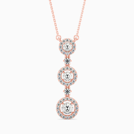 Sewer Diamond Solitaire Pendant