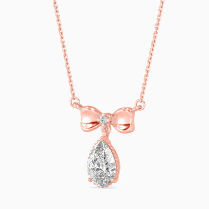 Attina Solitaire Diamond Pendant