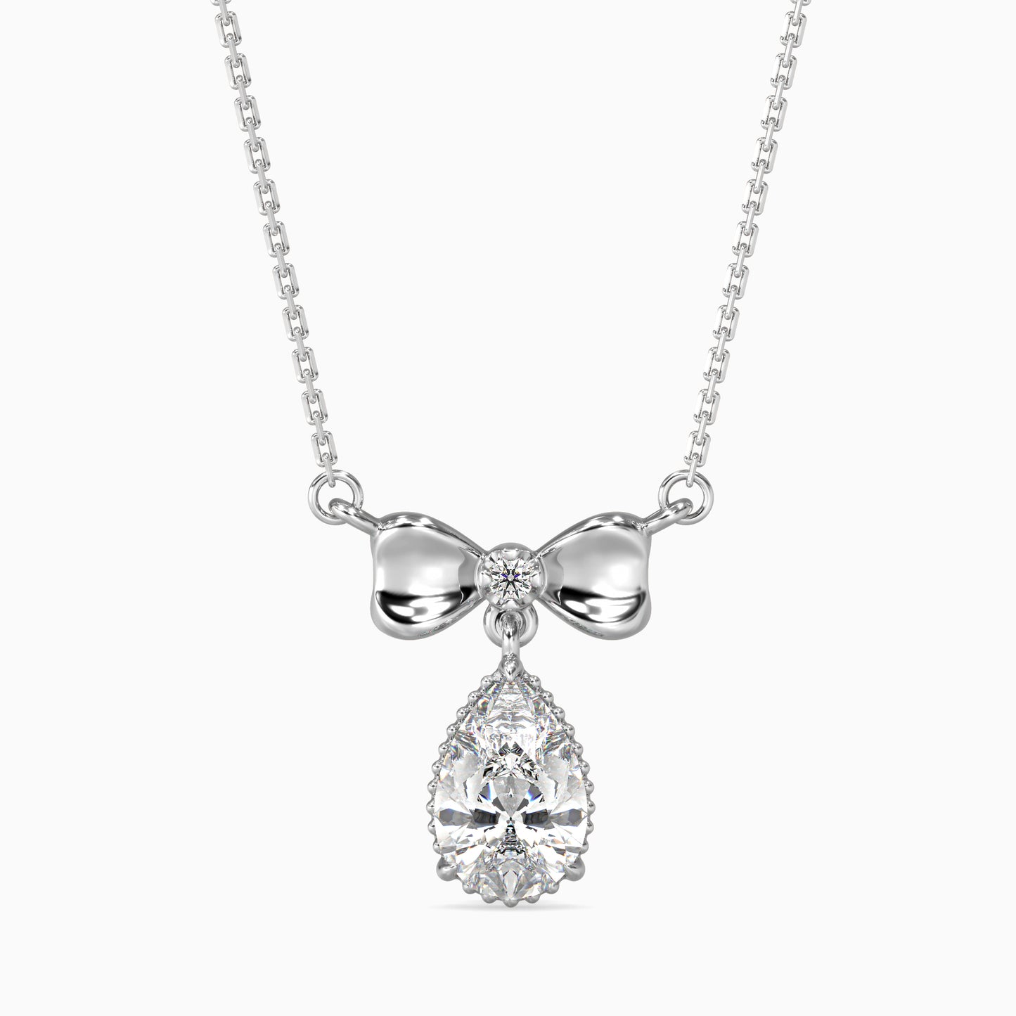 Attina Solitaire Diamond Pendant