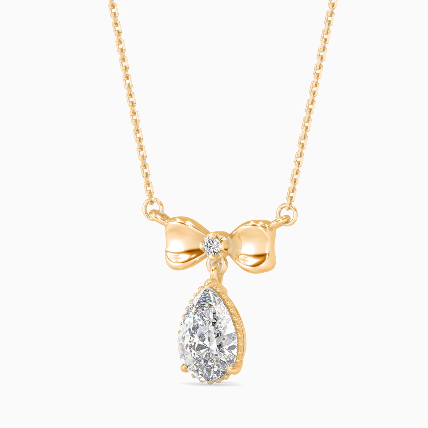 Attina Solitaire Diamond Pendant