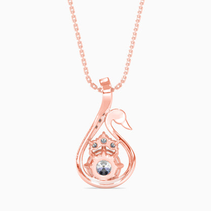 Carlota Diamond Solitaire Pendant