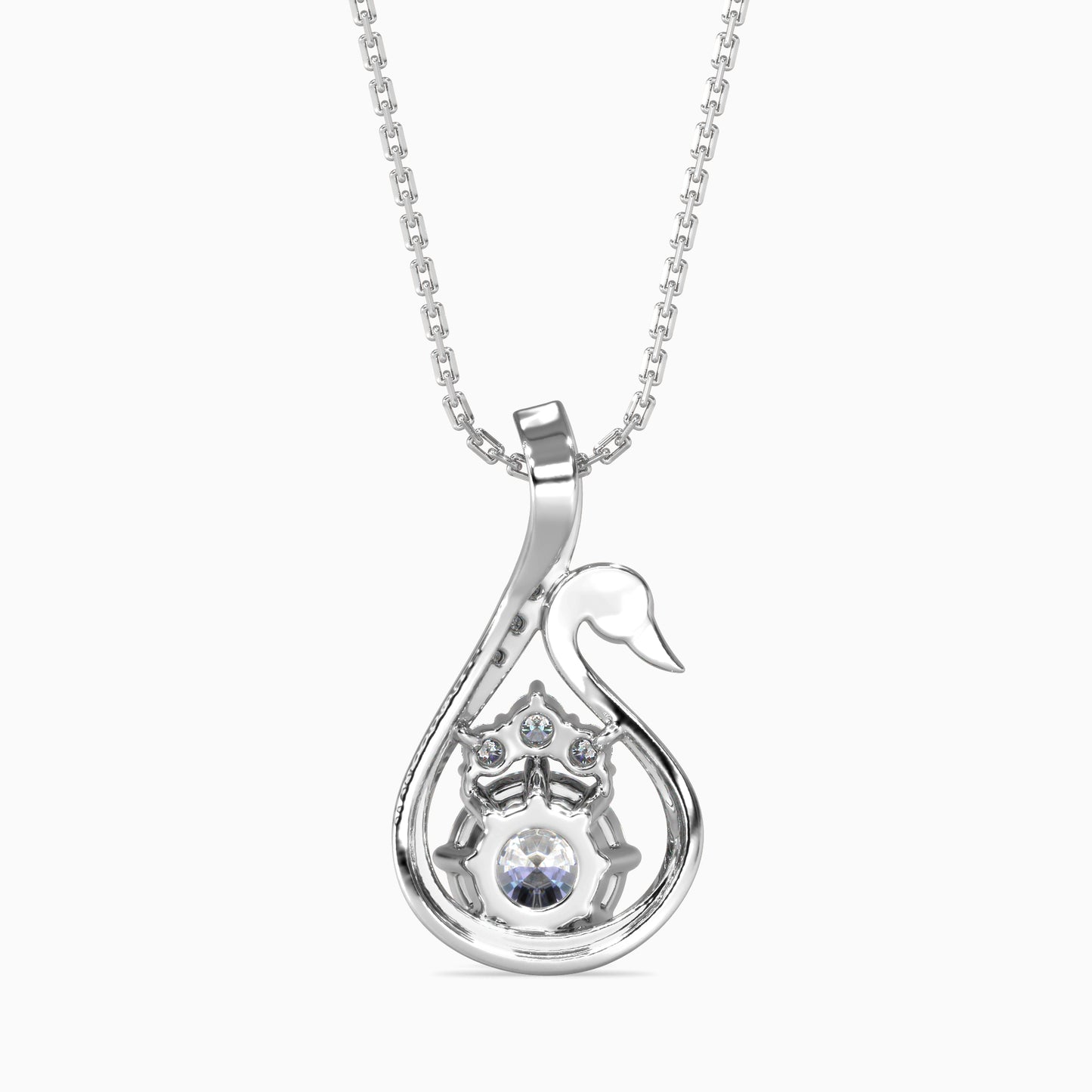 Carlota Diamond Solitaire Pendant