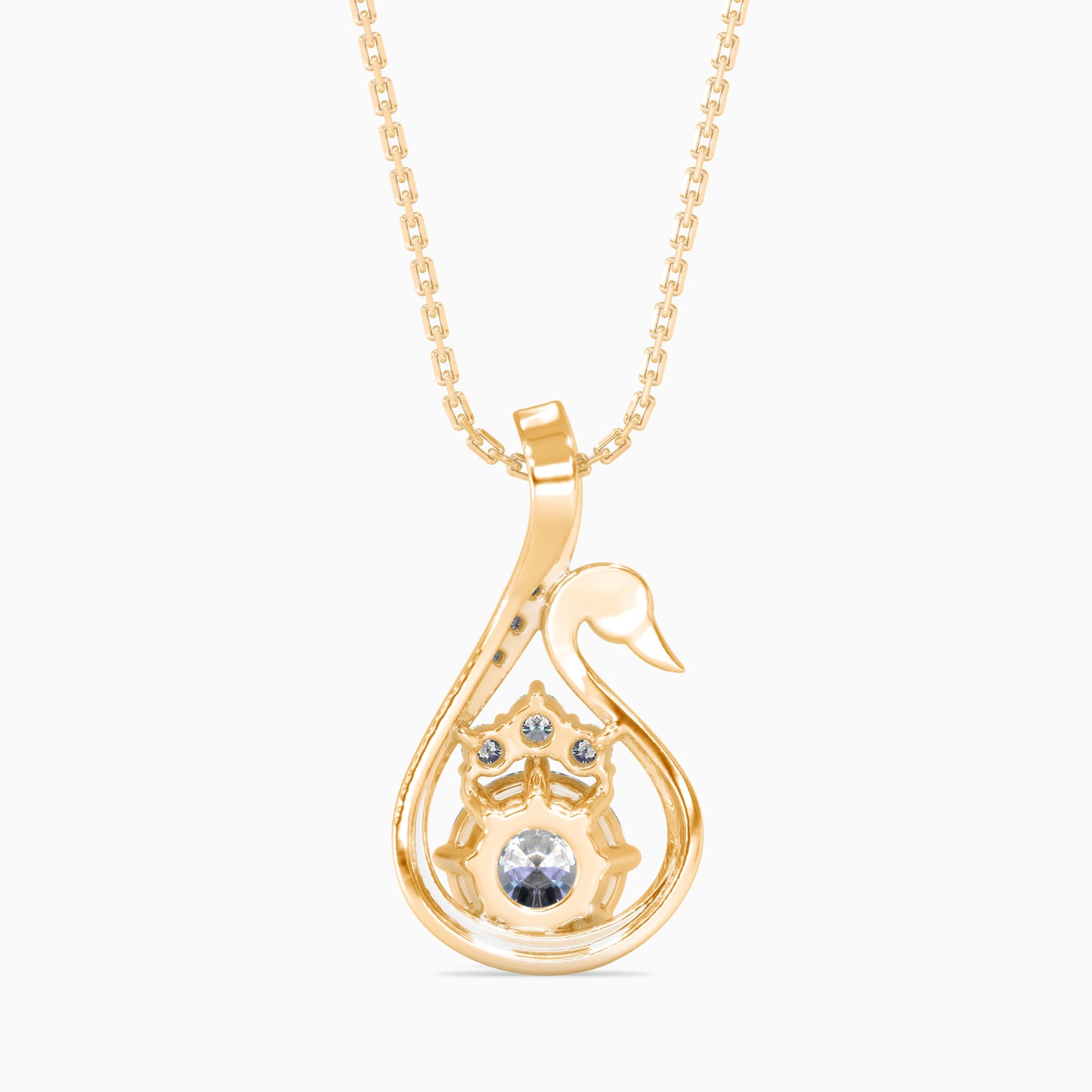 Carlota Diamond Solitaire Pendant